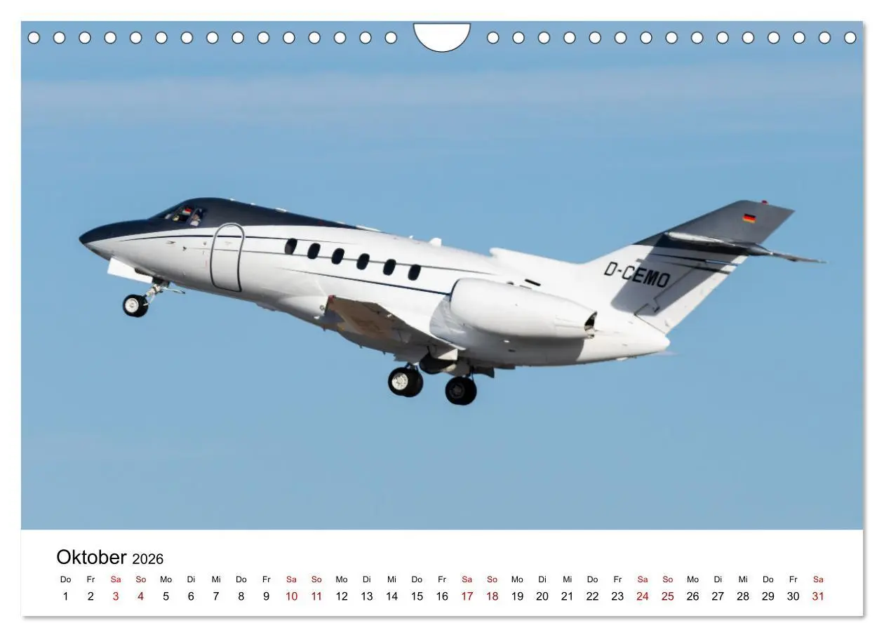 Bild: 9783457309216 | Die Welt der Privatjets (Wandkalender 2026 DIN A4 quer), CALVENDO...